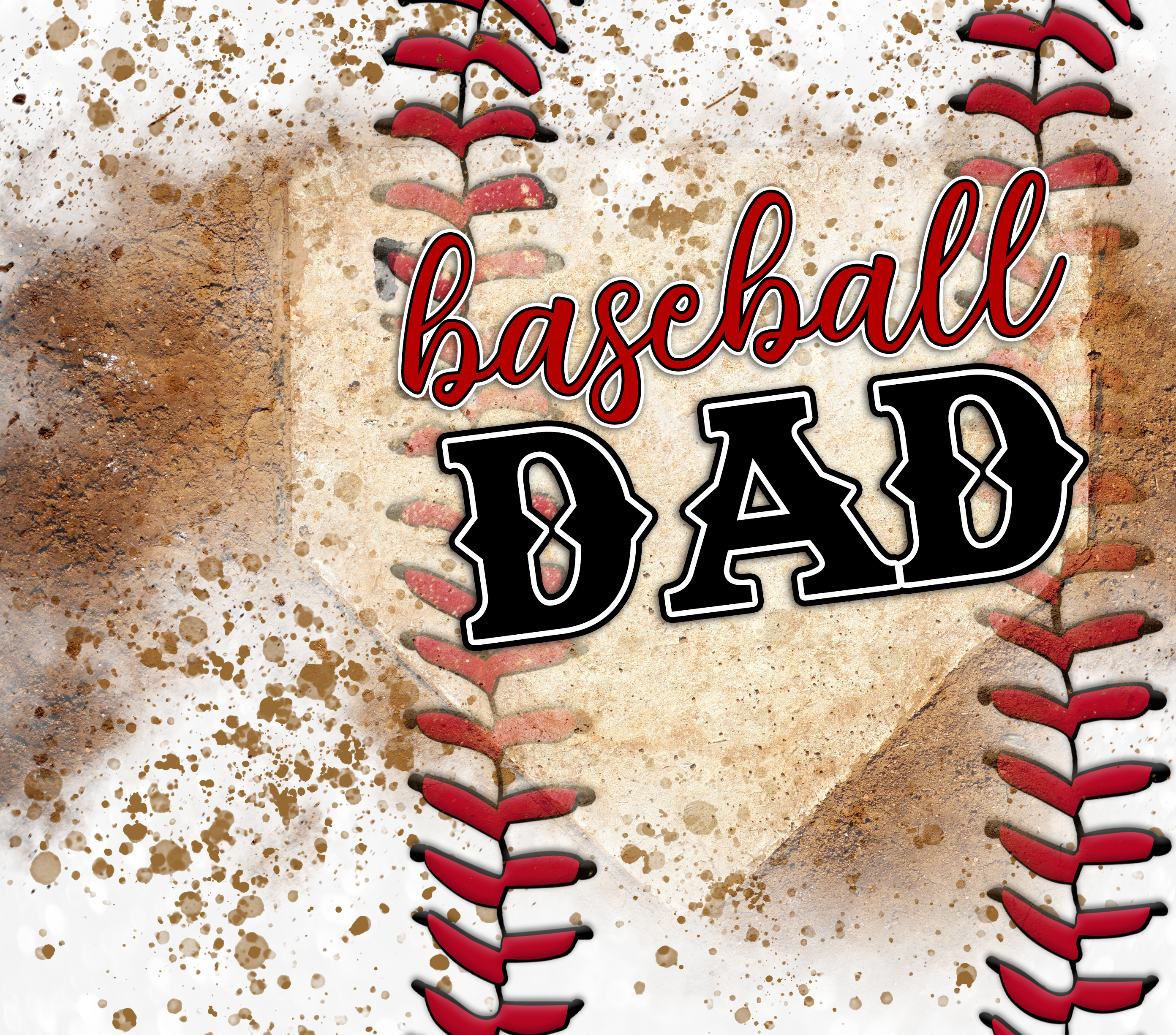 BASEBALL DAD #1 SUBLIMATION TUMBLER