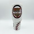 BASEBALL MOM 40 OZ GLITTER EPOXY TUMBLER