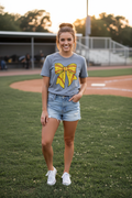 Softball Bow T-Shirt Mockup 2