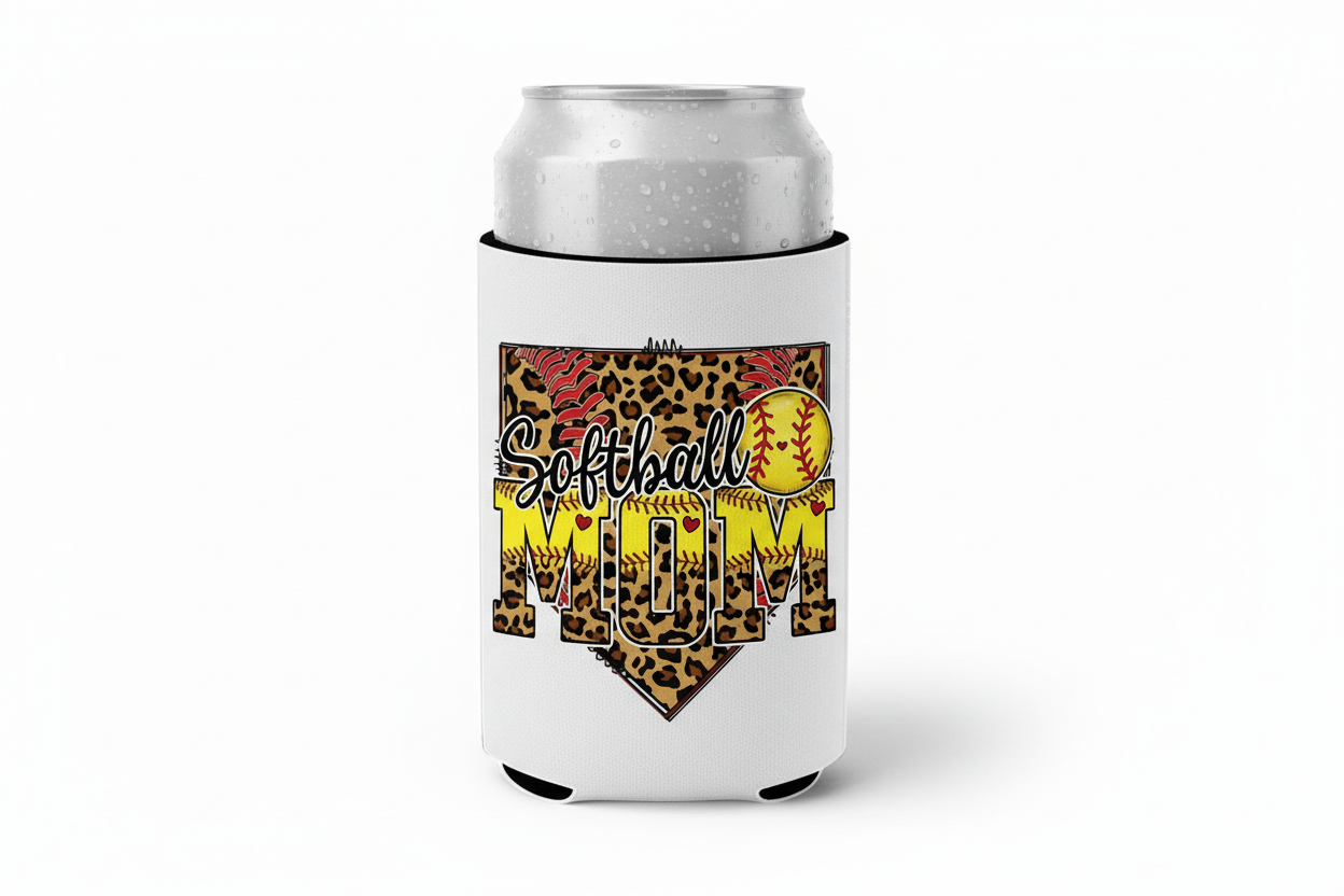 Softball Mom Can Koozie